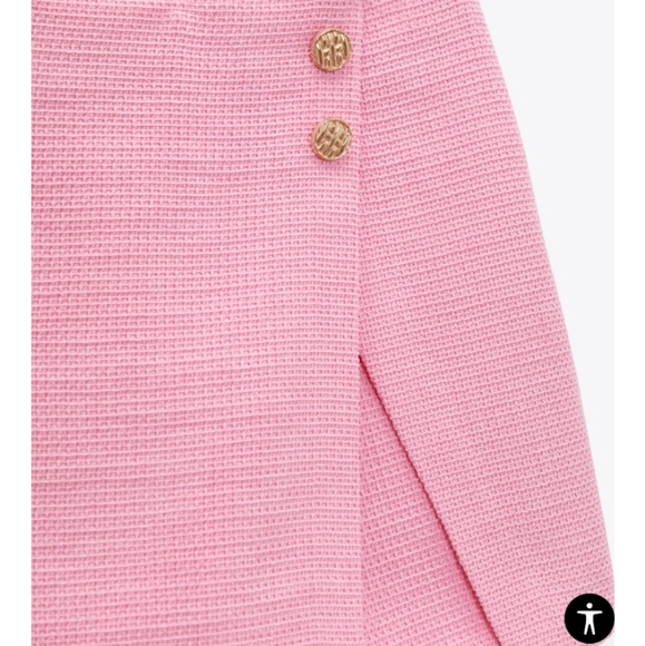 ZARA LIMITED EDITION BUTTONED SKIRT - Picture 3 of 6